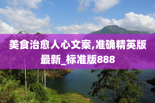 美食治愈人心文案,准确精英版最新_标准版888