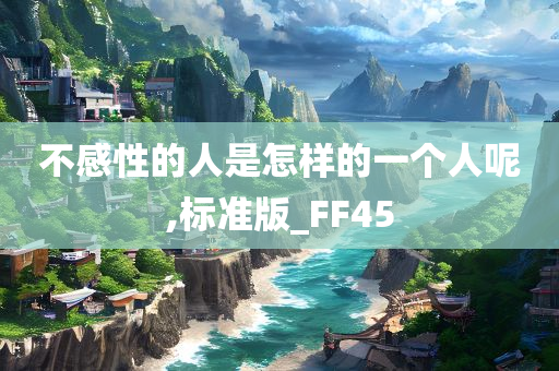 不感性的人是怎样的一个人呢,标准版_FF45