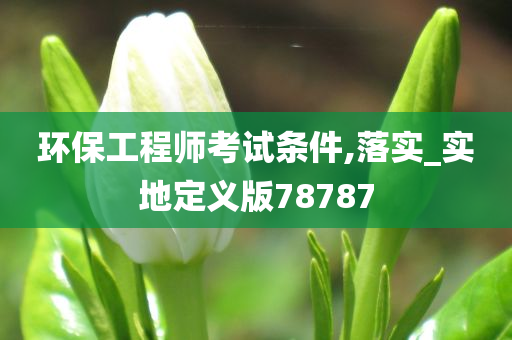 环保工程师考试条件,落实_实地定义版78787
