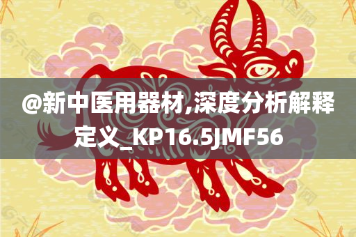 @新中医用器材,深度分析解释定义_KP16.5JMF56