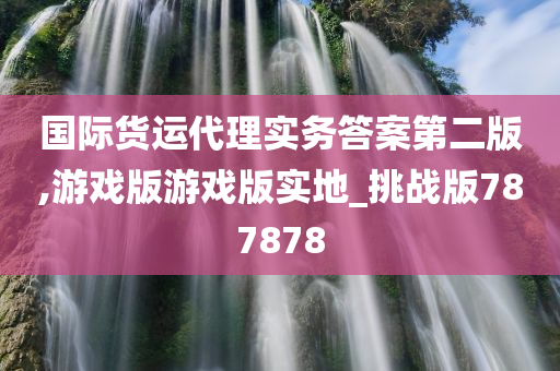 国际货运代理实务答案第二版,游戏版游戏版实地_挑战版787878