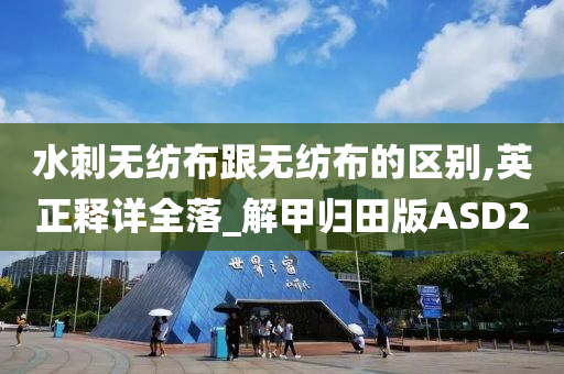 水刺无纺布跟无纺布的区别,英正释详全落_解甲归田版ASD2