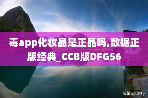 毒app化妆品是正品吗,数据正版经典_CCB版DFG56