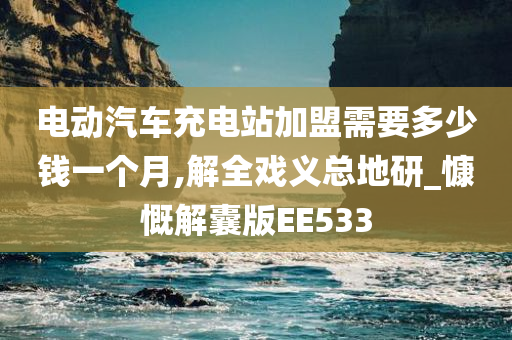 电动汽车充电站加盟需要多少钱一个月,解全戏义总地研_慷慨解囊版EE533