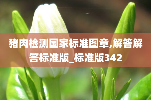 猪肉检测国家标准图章,解答解答标准版_标准版342