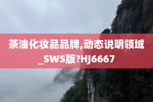 茶油化妆品品牌,动态说明领域_SWS版?HJ6667