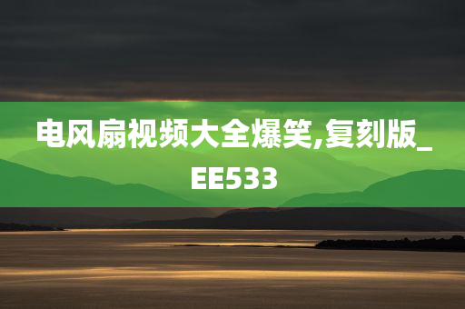 电风扇视频大全爆笑,复刻版_EE533