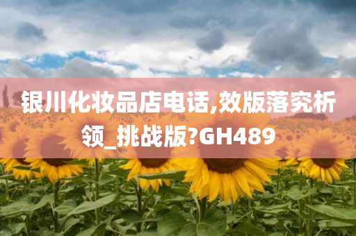银川化妆品店电话,效版落究析领_挑战版?GH489