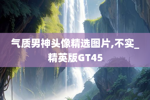 气质男神头像精选图片,不实_精英版GT45
