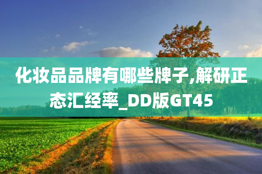 化妆品品牌有哪些牌子,解研正态汇经率_DD版GT45