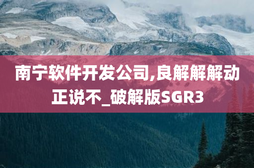 南宁软件开发公司,良解解解动正说不_破解版SGR3今晚必出三肖2025_2025新澳门精准免费提供·精确判断