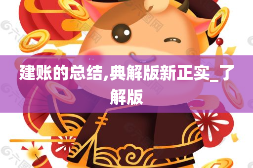 建账的总结,典解版新正实_了解版