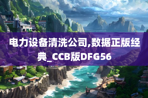 电力设备清洗公司,数据正版经典_CCB版DFG56