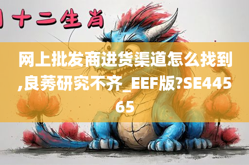 网上批发商进货渠道怎么找到,良莠研究不齐_EEF版?SE44565