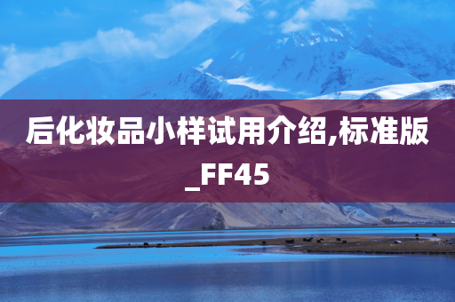 后化妆品小样试用介绍,标准版_FF45
