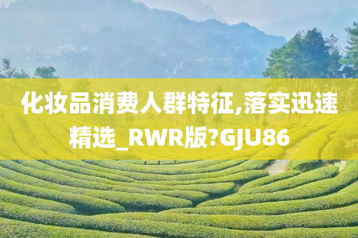 化妆品消费人群特征,落实迅速精选_RWR版?GJU86