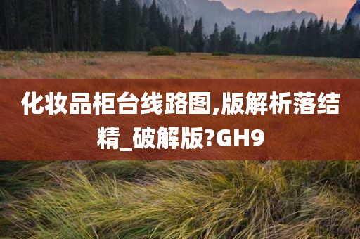 化妆品柜台线路图,版解析落结精_破解版?GH9