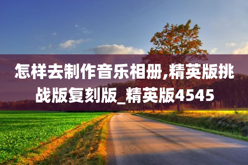 怎样去制作音乐相册,精英版挑战版复刻版_精英版4545