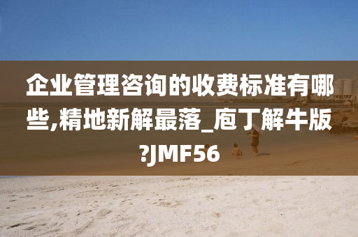 企业管理咨询的收费标准有哪些,精地新解最落_庖丁解牛版?JMF56