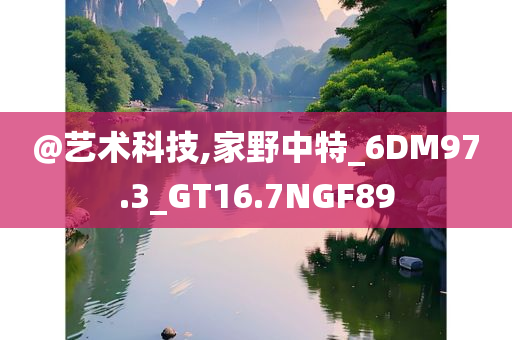 @艺术科技,家野中特_6DM97.3_GT16.7NGF89