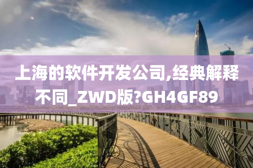 上海的软件开发公司,经典解释不同_ZWD版?GH4GF89