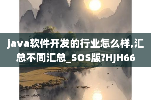 java软件开发的行业怎么样,汇总不同汇总_SOS版?HJH66