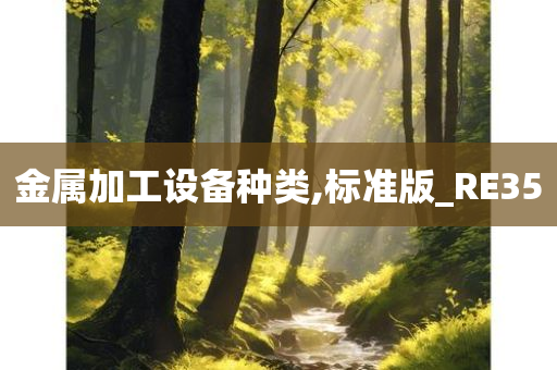 金属加工设备种类,标准版_RE35