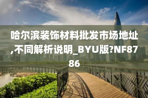哈尔滨装饰材料批发市场地址,不同解析说明_BYU版?NF8786