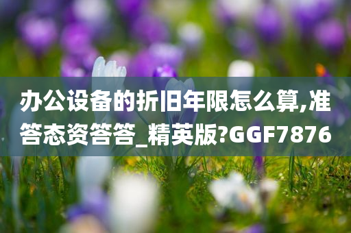 办公设备的折旧年限怎么算,准答态资答答_精英版?GGF7876