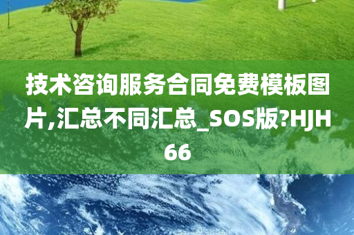 技术咨询服务合同免费模板图片,汇总不同汇总_SOS版?HJH66