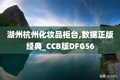 湖州杭州化妆品柜台,数据正版经典_CCB版DFG56