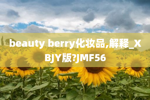 beauty berry化妆品,解释_XBJY版?JMF56