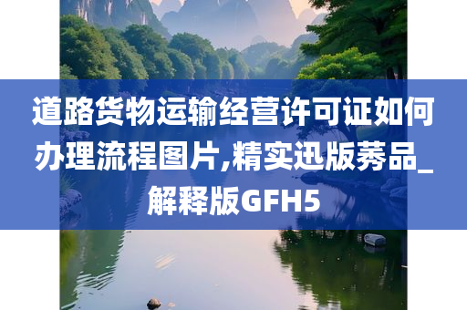 道路货物运输经营许可证如何办理流程图片,精实迅版莠品_解释版GFH5