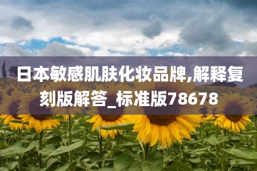 日本敏感肌肤化妆品牌,解释复刻版解答_标准版78678