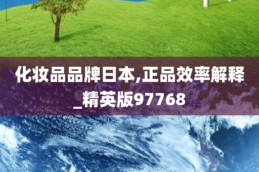化妆品品牌日本,正品效率解释_精英版97768