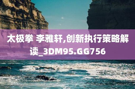 太极拳 李雅轩,创新执行策略解读_3DM95.GG756