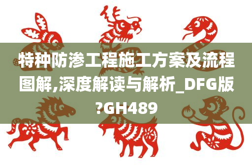 特种防渗工程施工方案及流程图解,深度解读与解析_DFG版?GH489