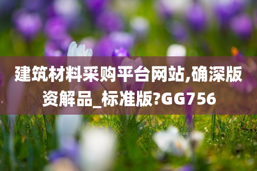 建筑材料采购平台网站,确深版资解品_标准版?GG756