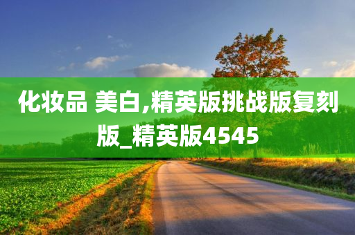 化妆品 美白,精英版挑战版复刻版_精英版4545