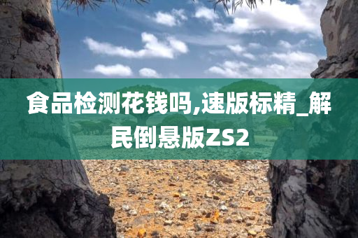 食品检测花钱吗,速版标精_解民倒悬版ZS2今晚必出三肖2025_2025新澳门精准免费提供·精确判断