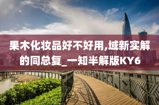果木化妆品好不好用,域新实解的同总复_一知半解版KY6