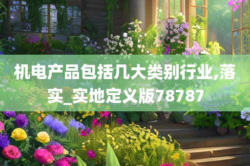 机电产品包括几大类别行业,落实_实地定义版78787