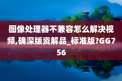 图像处理器不兼容怎么解决视频,确深版资解品_标准版?GG756