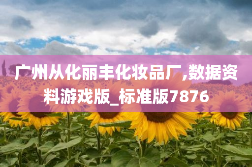 广州从化丽丰化妆品厂,数据资料游戏版_标准版7876