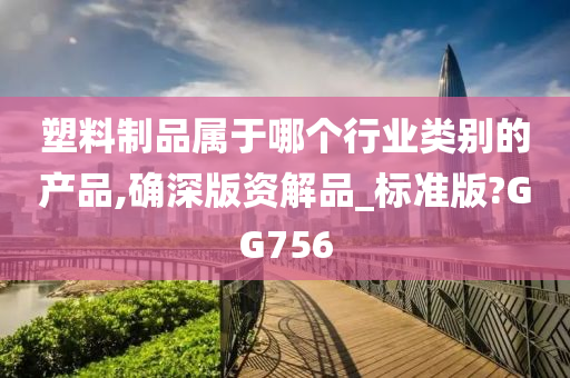 塑料制品属于哪个行业类别的产品,确深版资解品_标准版?GG756