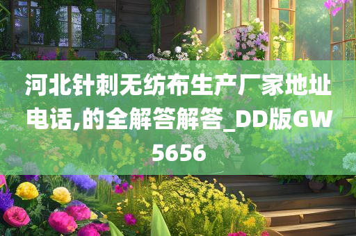 河北针刺无纺布生产厂家地址电话,的全解答解答_DD版GW5656