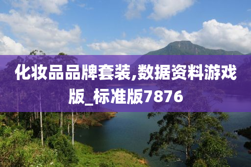 化妆品品牌套装,数据资料游戏版_标准版7876