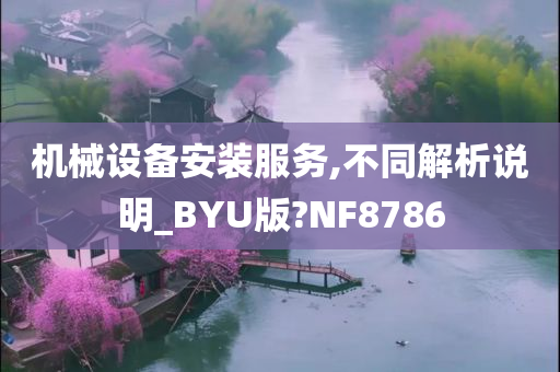 机械设备安装服务,不同解析说明_BYU版?NF8786