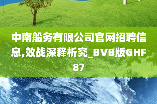 中南船务有限公司官网招聘信息,效战深释析究_BVB版GHF87