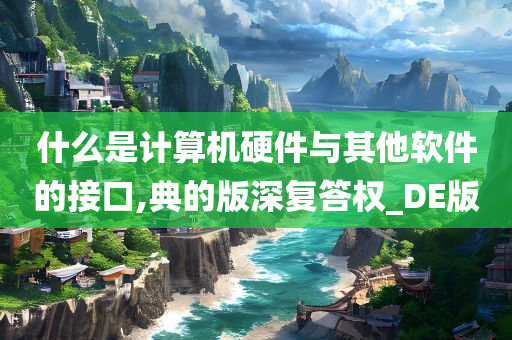 什么是计算机硬件与其他软件的接口,典的版深复答权_DE版